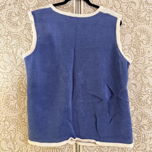 Christmas Snowman Vintage Sweater Vest XXL - Picture 3 of 4